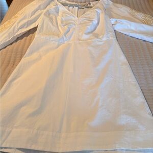 White dress long sleeves